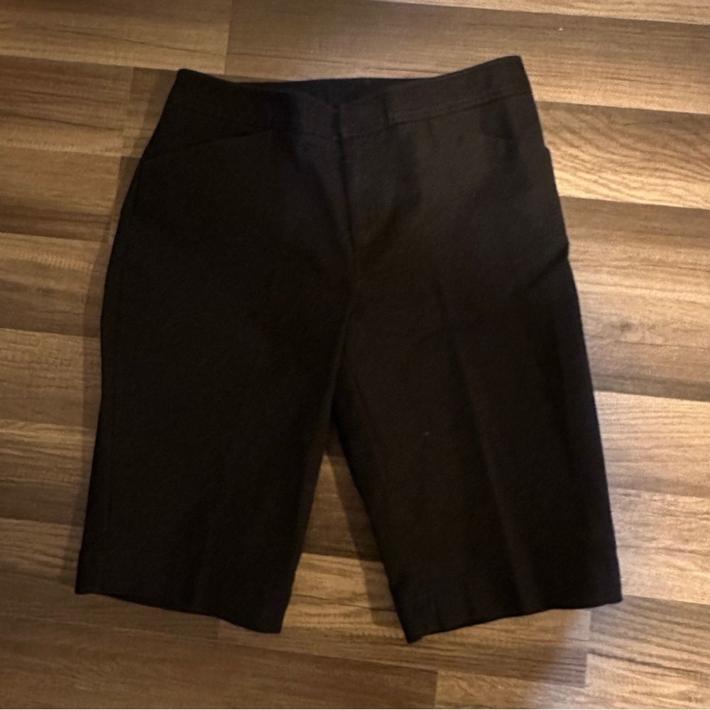 Sigrid Olsen Black Women's Somu Bermudas NWT SIZE 6